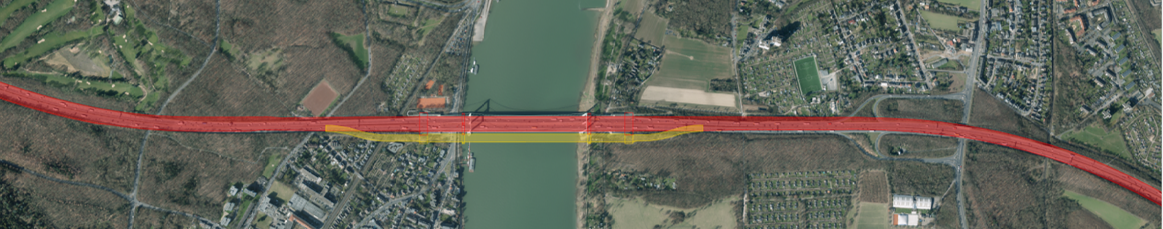 Beispielhafter Trassenentwurf Variante 1.2a